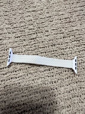 Apple White Braided Solo Loop Watch Band